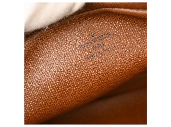Borsa Louis Vuitton Pochette Marly Bandouliere in Canvas Monogram medium Marrone - vista 4