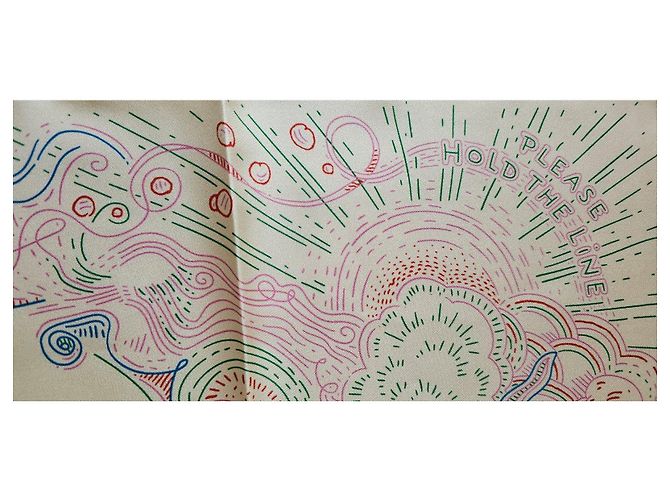 Pañuelo de seda Hermès Multicolor Crudo - vista 8