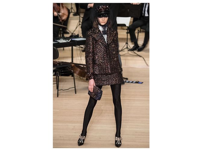 Chanel Métiers d'Art 2018 Tweed-Jacke Paris/Hamburg Mehrfarben - Ansicht 2