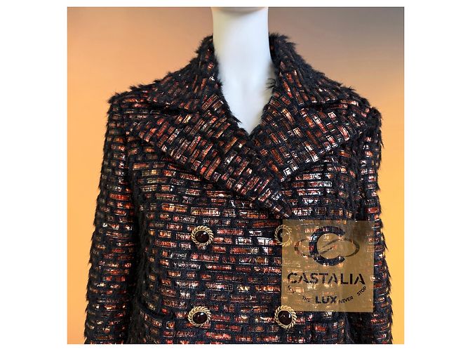 Chanel Métiers d'Art 2018 Tweed-Jacke Paris/Hamburg Mehrfarben - Ansicht 3