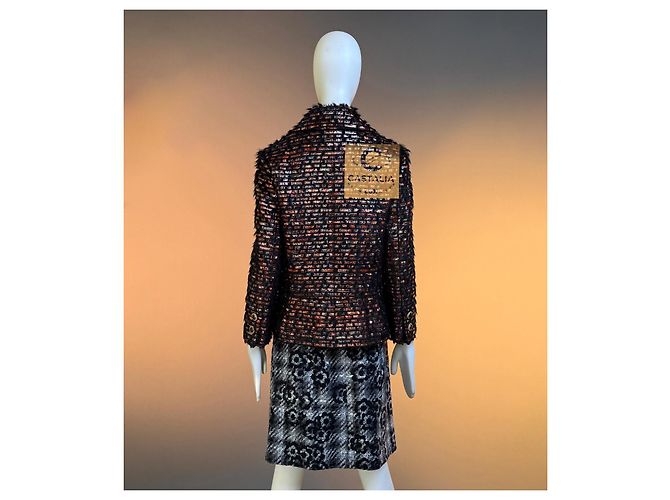 Chanel Métiers d'Art 2018 Tweed-Jacke Paris/Hamburg Mehrfarben - Ansicht 4