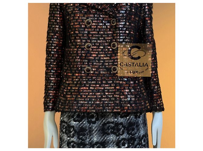 Chanel Métiers d'Art 2018 Tweed-Jacke Paris/Hamburg Mehrfarben - Ansicht 5