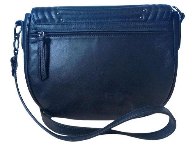 Borsa a tracolla Longchamp in pelle nera Nero - vista 15