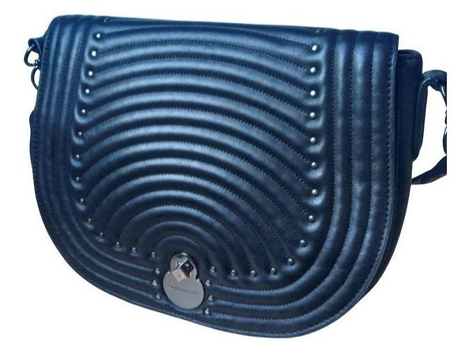Borsa a tracolla Longchamp in pelle nera Nero - vista 17