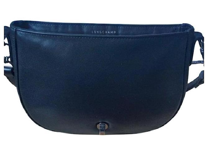 Borsa a tracolla Longchamp in pelle nera Nero - vista 20