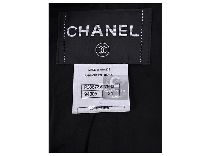 Timeless Chanel Paris / Shanghai Tweed-Jacke Schwarz - Ansicht 6