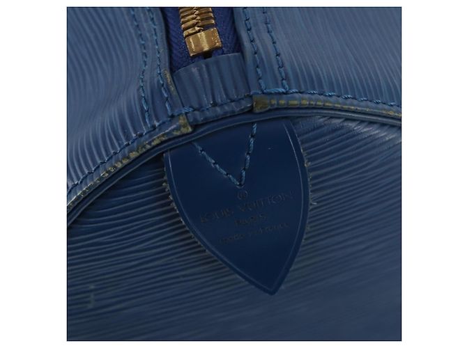 Louis Vuitton Keepall Epi Leather 45 Blu - vista 6
