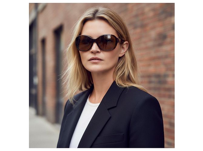 Prada Sonnenbrille Schildpatt SPR10M Braun - Ansicht 2