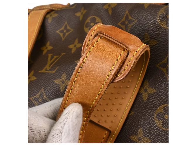 Louis Vuitton Saumur Monogram Canvas 35 Marrone - vista 6