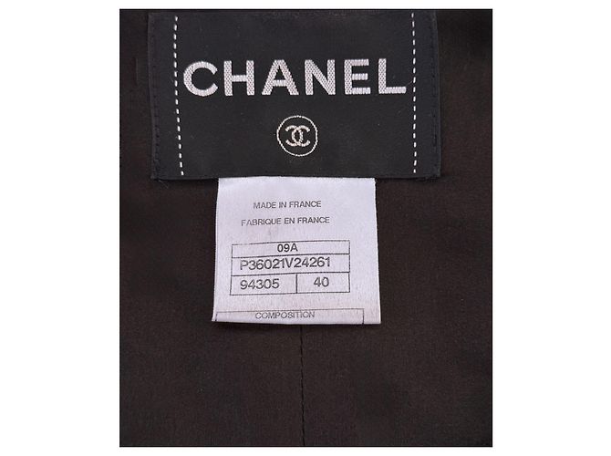 Chanel Giacca Tweed Nero Métiers d'Art 2009 - vista 8