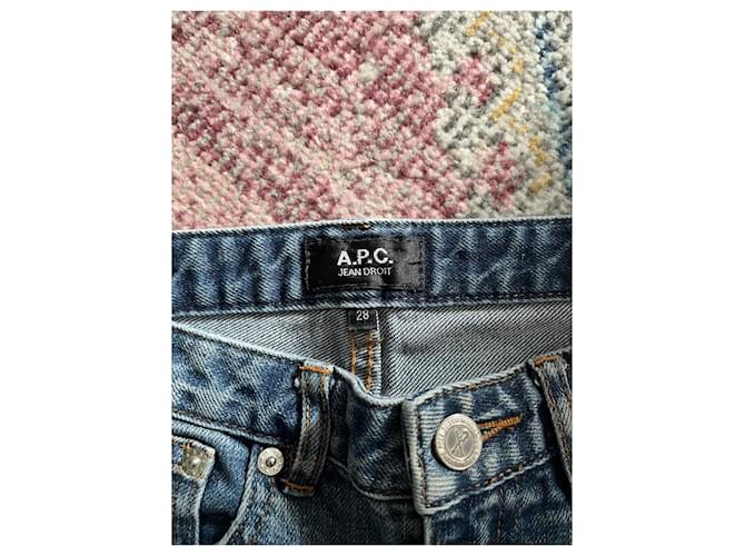 Apc A.P.C. Jean Droit Vaqueros azules - vista 3