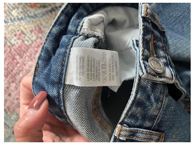 Apc A.P.C. Jean Droit Vaqueros azules - vista 4