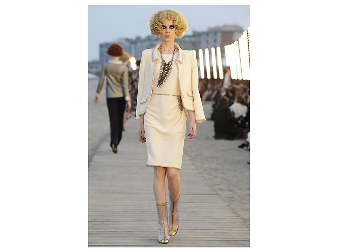 Chanel Paris / Venedig Cruise Collection Tweed-Jacke Schwarz - Ansicht 2