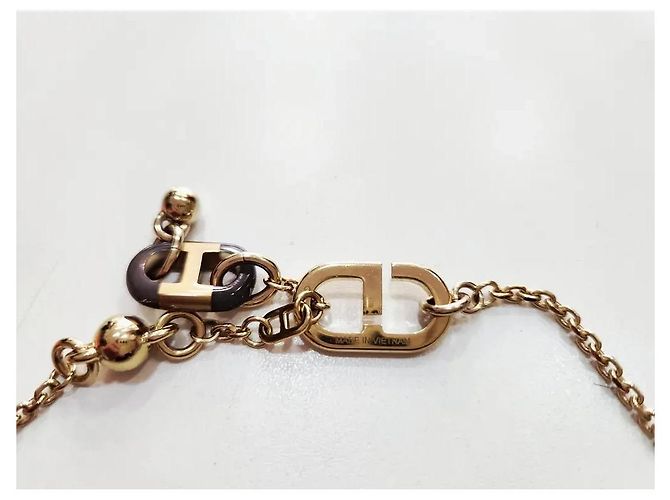 Chaîne d'ancre Hermès Collana Sautoir Ever Chain Anchor in Corno e Metallo Argento - vista 5