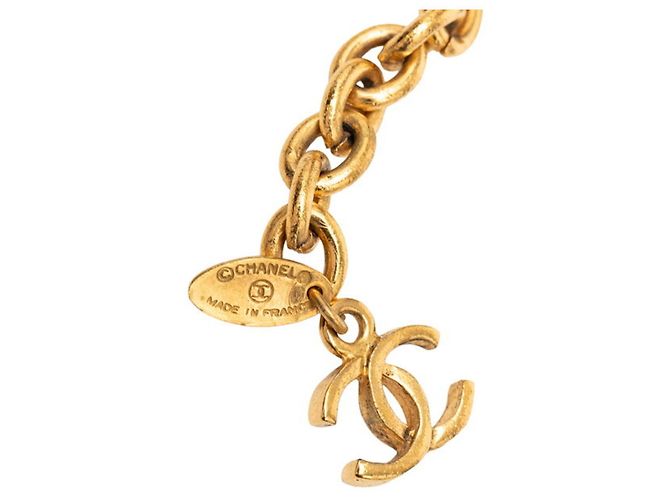 Bracciale Charm Chanel Vintage Motif Lion D'oro - vista 5