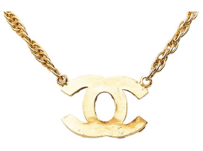 Collier à chaîne avec le logo Coco de Chanel Doré - vue 2