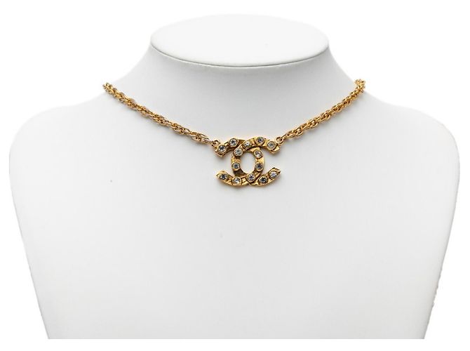 Collier à chaîne avec le logo Coco de Chanel Doré - vue 6