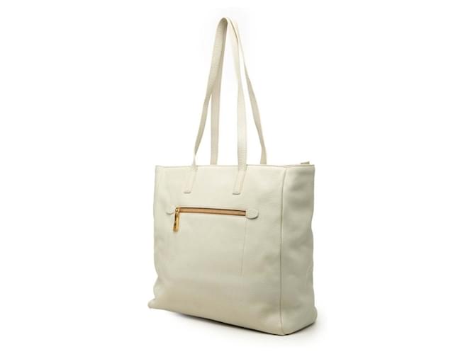 Prada Triangle Logo Plate Tote Bag Weiß Grün - Ansicht 2