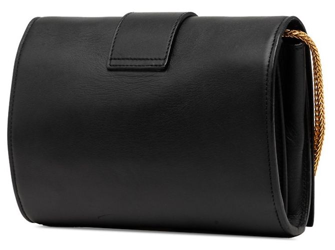 Borsa a tracolla con catena Y-Line Saint Laurent Nero - vista 2