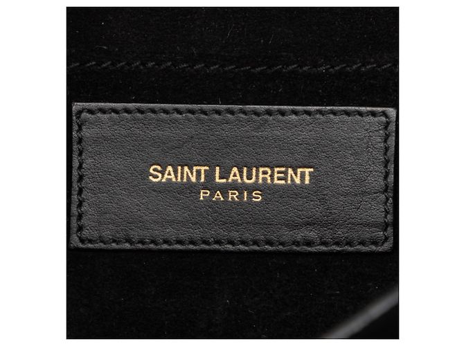 Borsa a tracolla con catena Y-Line Saint Laurent Nero - vista 5
