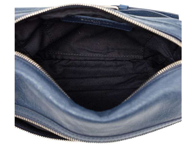 Borsa a tracolla Balenciaga Classic NeoLift Blu - vista 4