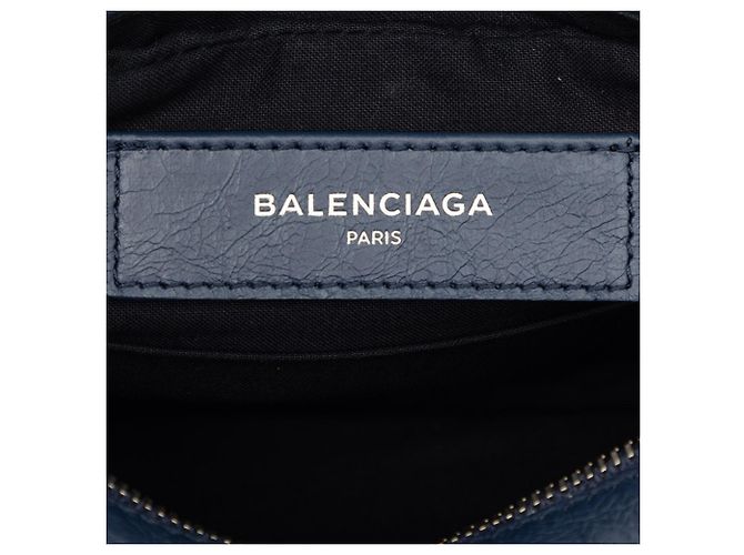 Borsa a tracolla Balenciaga Classic NeoLift Blu - vista 5