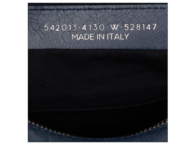 Borsa a tracolla Balenciaga Classic NeoLift Blu - vista 6