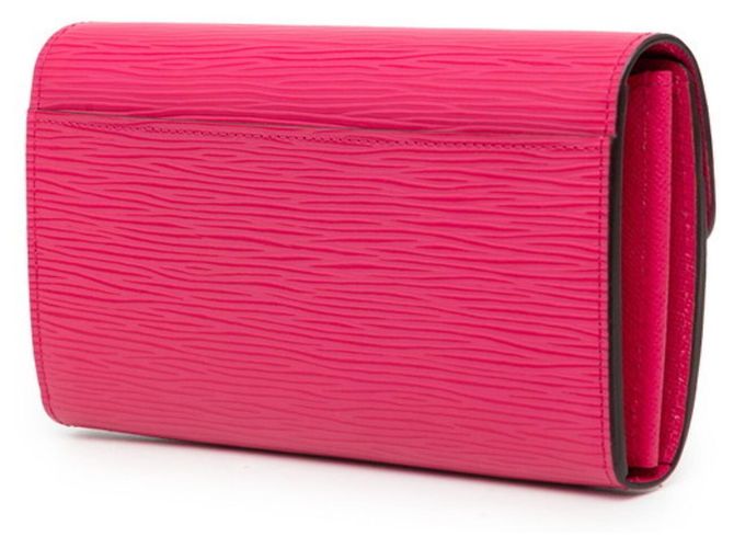 Cartera Louis Vuitton Epi Sarah Long Rosa - vista 2
