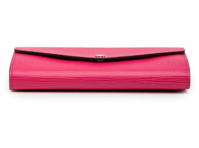 Cartera Louis Vuitton Epi Sarah Long Rosa - vista 3