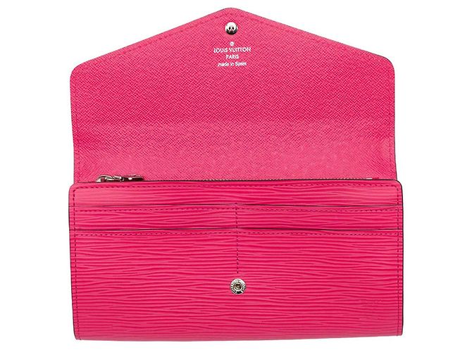 Cartera Louis Vuitton Epi Sarah Long Rosa - vista 4