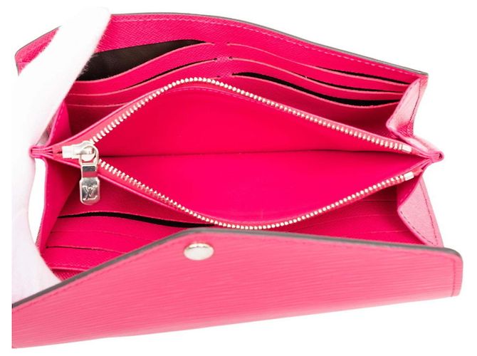 Cartera Louis Vuitton Epi Sarah Long Rosa - vista 5