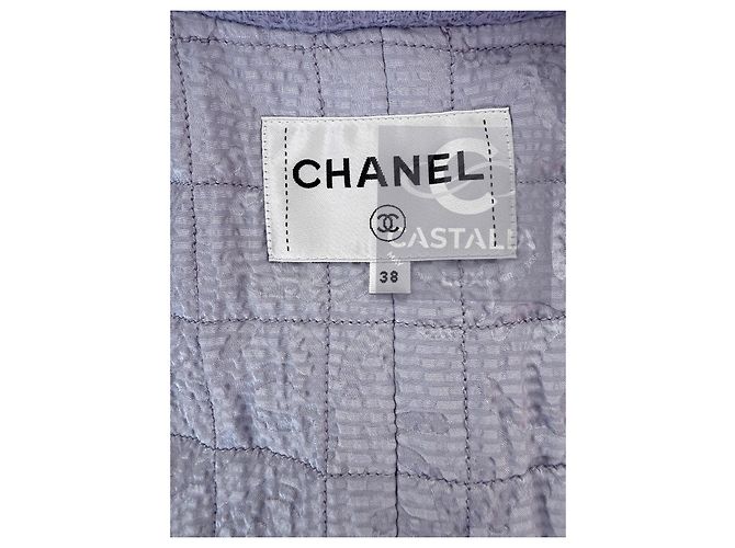 Chanel Lavendel-Tweed-Jacke Herbst 2021 - Ansicht 9
