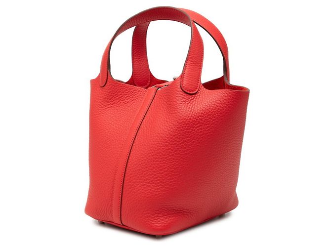 Hermès Hermes Picotin Lock PM Handtasche Rot - Ansicht 2