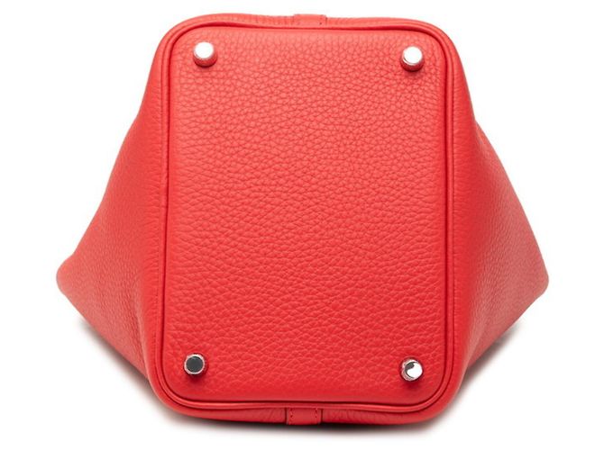 Hermès Hermes Picotin Lock PM Handtasche Rot - Ansicht 3