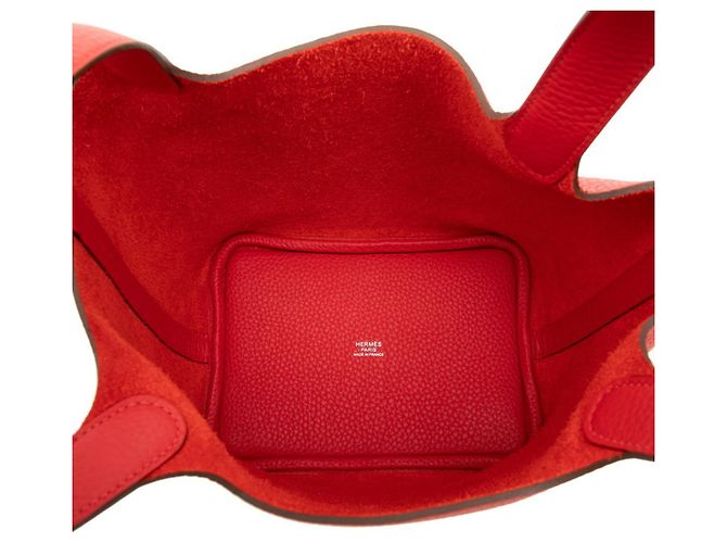 Hermès Hermes Picotin Lock PM Handtasche Rot - Ansicht 4