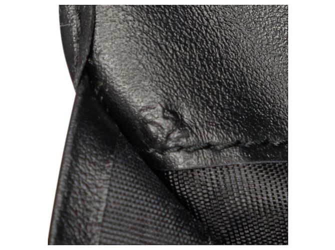 Portefeuille pliable avec logo Triangle Prada Noir - vue 8