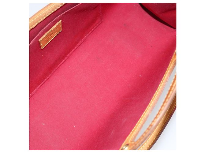 Borsa Louis Vuitton Roxbury Drive Monogram Vernis Rosso - vista 5