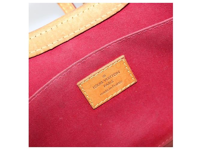 Borsa Louis Vuitton Roxbury Drive Monogram Vernis Rosso - vista 6