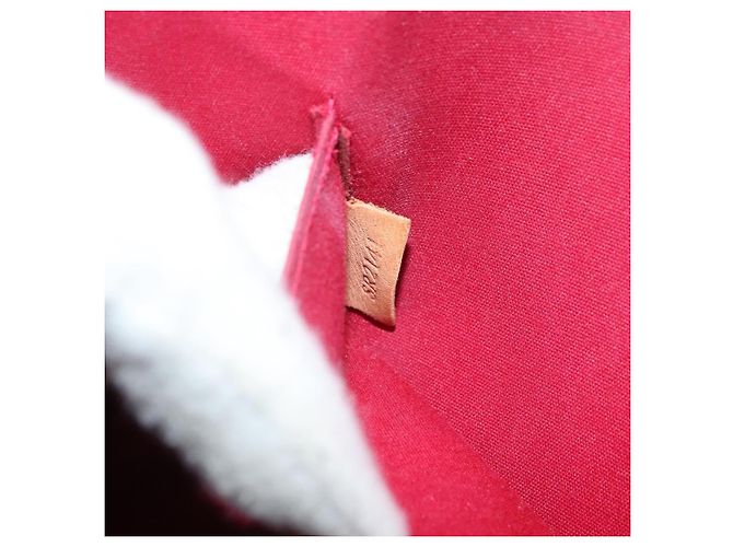 Borsa Louis Vuitton Roxbury Drive Monogram Vernis Rosso - vista 7