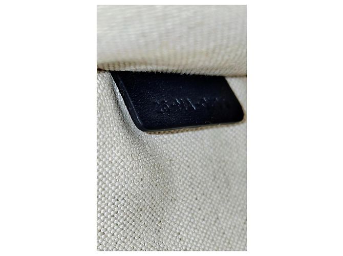 Dior Oblique Pochette in Jacquard di Tela Blu Navy - vista 16