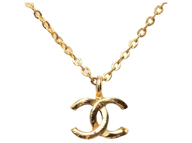 Collana con pendente Chanel Coco Mark D'oro - vista 2