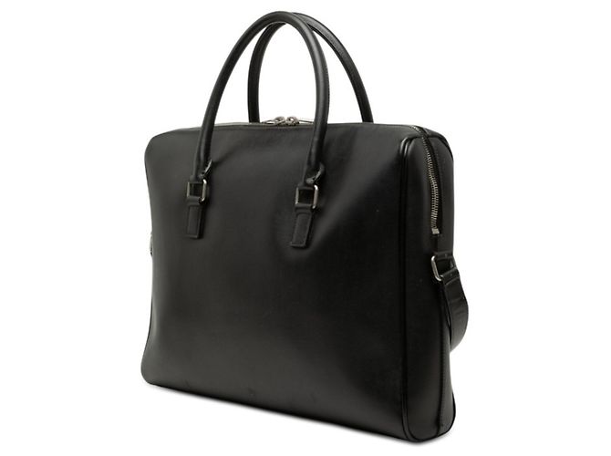 Borsa a tracolla in pelle nera Saint Laurent Nero - vista 2