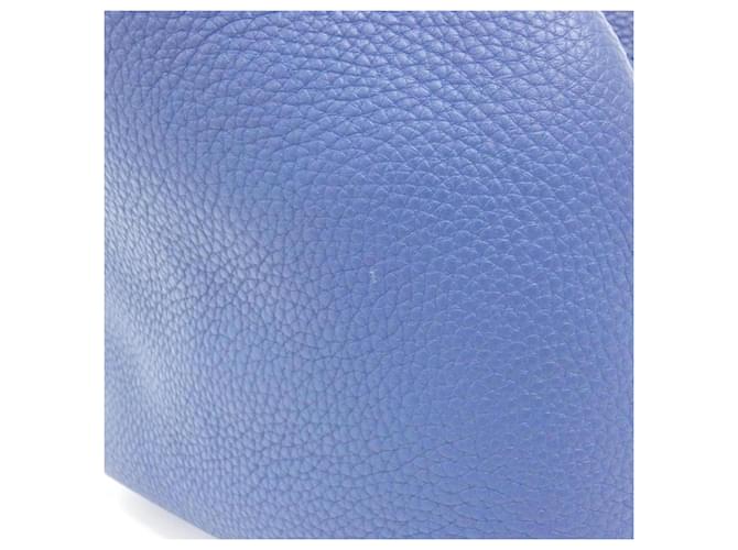 Hermès Borsa Hermes Picotin Lock MM Blu - vista 3