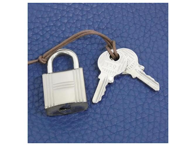 Hermès Borsa Hermes Picotin Lock MM Blu - vista 4