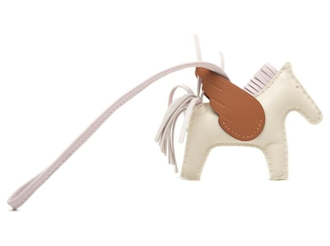 Hermès Charm Hermes Rodeo PM Pegasus Marrone Rosa Crudo - vista 2