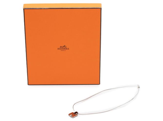 Hermès Collier pendentif Eileen Chain Hermes Noir - vue 7