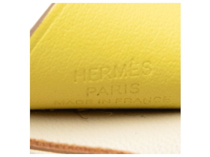 Hermès Accessorio per borsa Charm Hermes Rodeo PM Pegasus Marrone Beige Giallo - vista 3