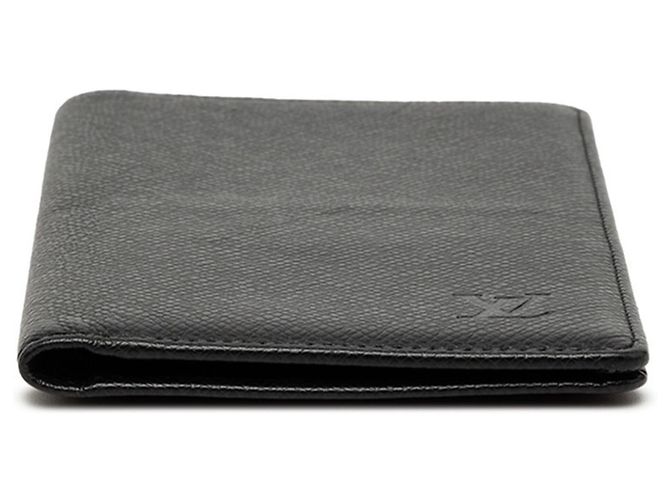 Louis Vuitton Taiga Bi-Fold Long Wallet Black - view 3