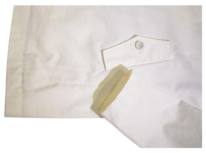 Herno Officina Tessile Trench de Algodón con Capucha - Off White Blanco - vista 8