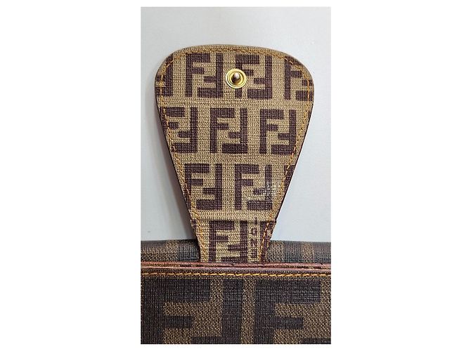 Fendi Zucca Monogram Wallet Brown - view 10